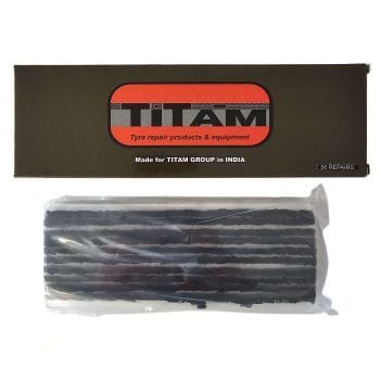 Șnur vulcanizare subțire 204mm negru - TITAM