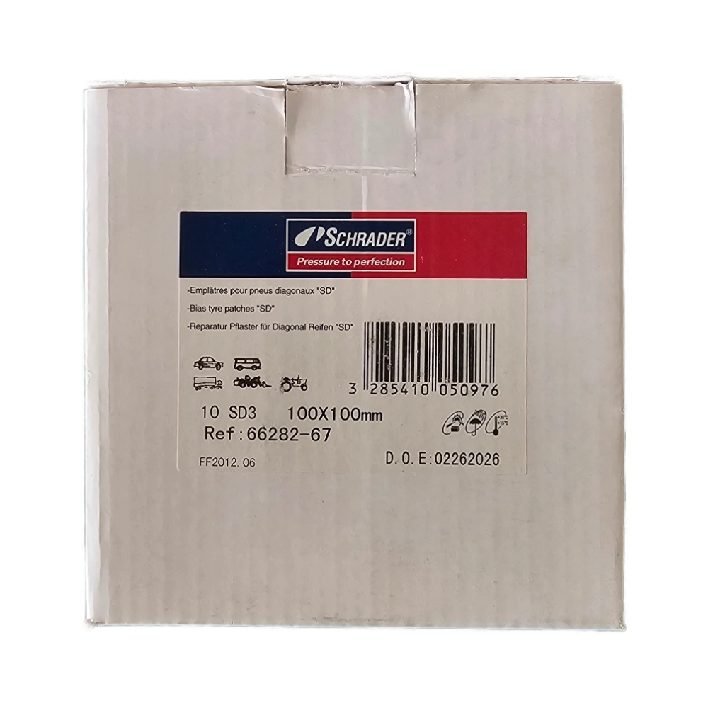 Petic anvelope diagonale SD 3 Schrader 100 mm - imagine 2