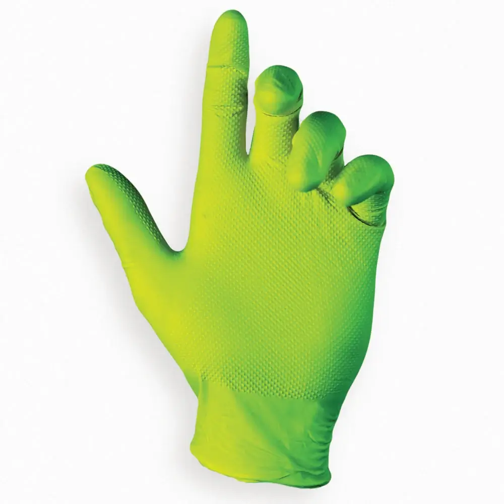 Mănuși Nitril Nitro Touch Grasper - Verde Neon - imagine 2