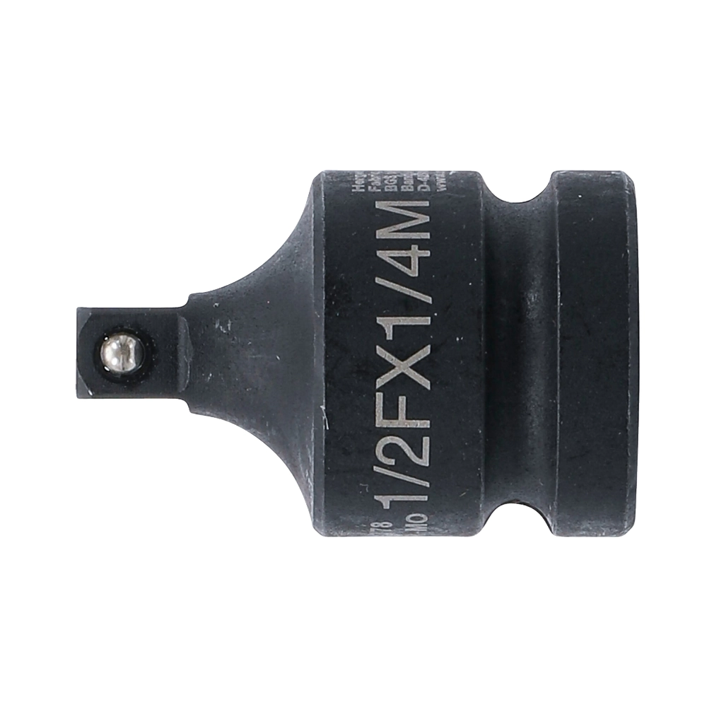 Adaptor impact 1/2 la 1/4 – pătrat interior 12,5 mm / exterior 6,3 mm BGS 9778 - imagine 3