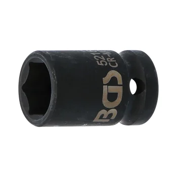Cheie tubulară de impact 16 mm, 6 colțuri 12,5 mm