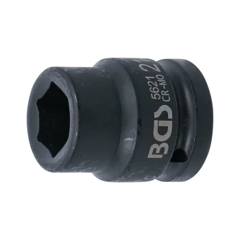 Cheie tubulară de impact 21 mm, 6 colțuri 20 mm