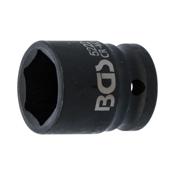 Cheie tubulară de impact 22 mm, 6 colțuri 12,5 mm