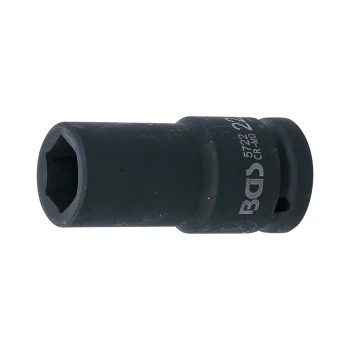 Cheie tubulară de impact 22 mm, 6 colțuri 20 mm