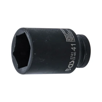 Cheie tubulară de impact 41 mm, 6 colțuri 20 mm