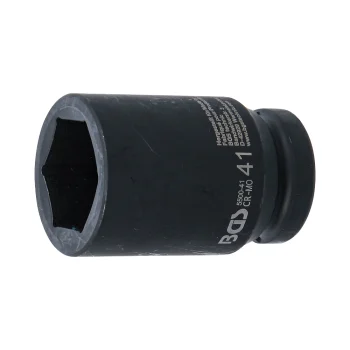 Cheie tubulară de impact 41 mm, 6 colțuri 25 mm