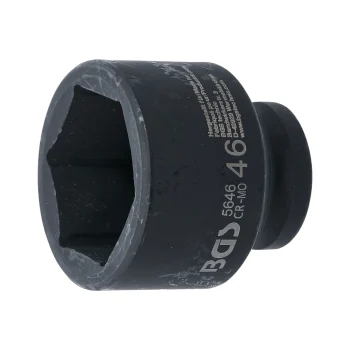 Cheie tubulară de impact 46 mm, 6 colțuri 20 mm