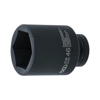 Cheie tubulară de impact 46 mm, 6 colțuri 20 mm