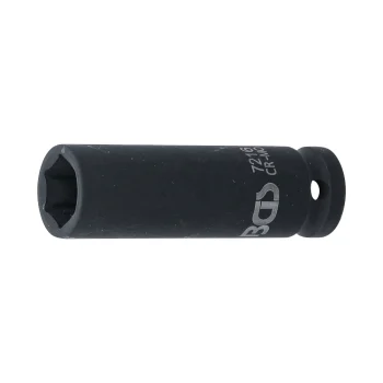 Cheie tubulară impact 16 mm, 6 colțuri 12,5 mm