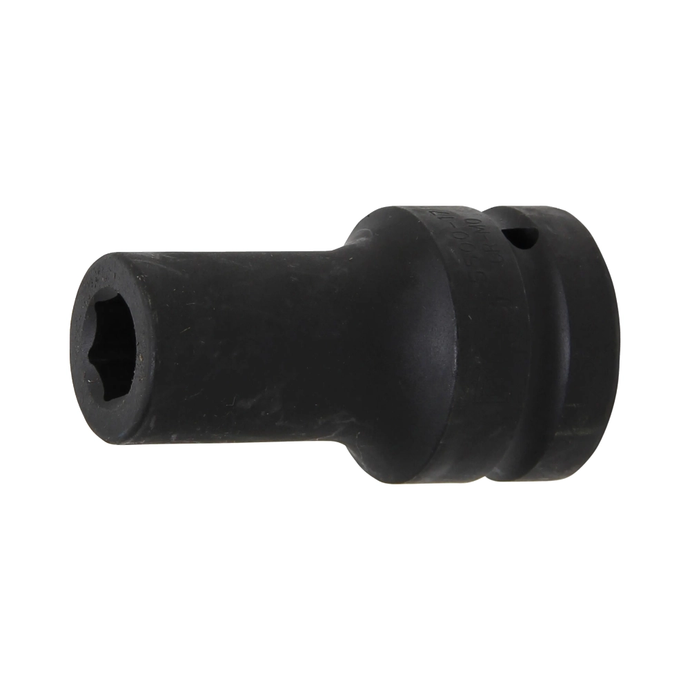 Cheie tubulară impact 17 mm, 6 colțuri 25 mm