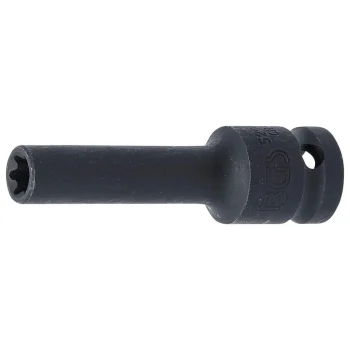 Cheie tubulară impact E10 lungă 12,5 mm