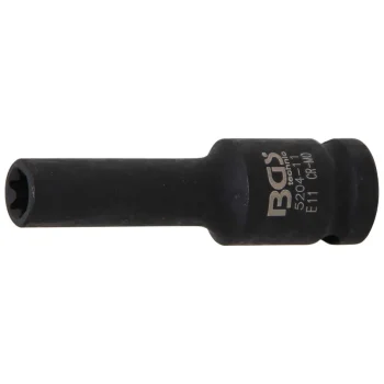 Cheie tubulară impact E11 lungă 12,5 mm