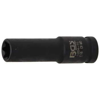 Cheie tubulară impact E16 lungă 12,5 mm