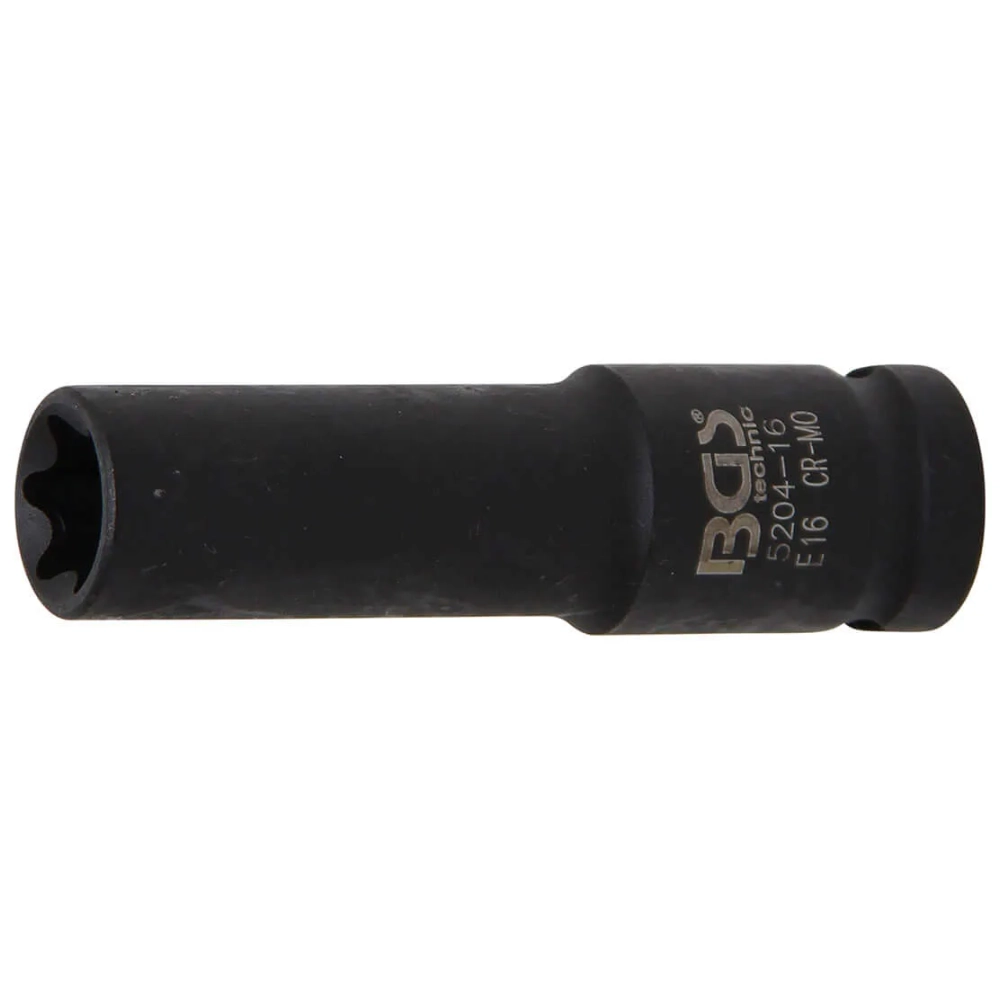 Cheie tubulară impact E16 lungă 12,5 mm