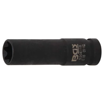 Cheie tubulară impact E18 lungă 12,5 mm