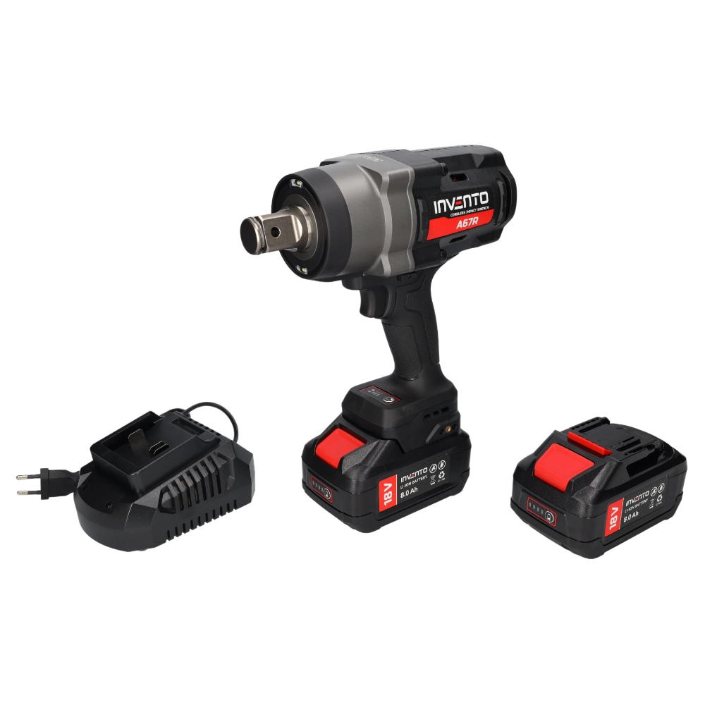 Pistol impact cu acumulator 1" Invento A67R 2400 Nm - imagine 2