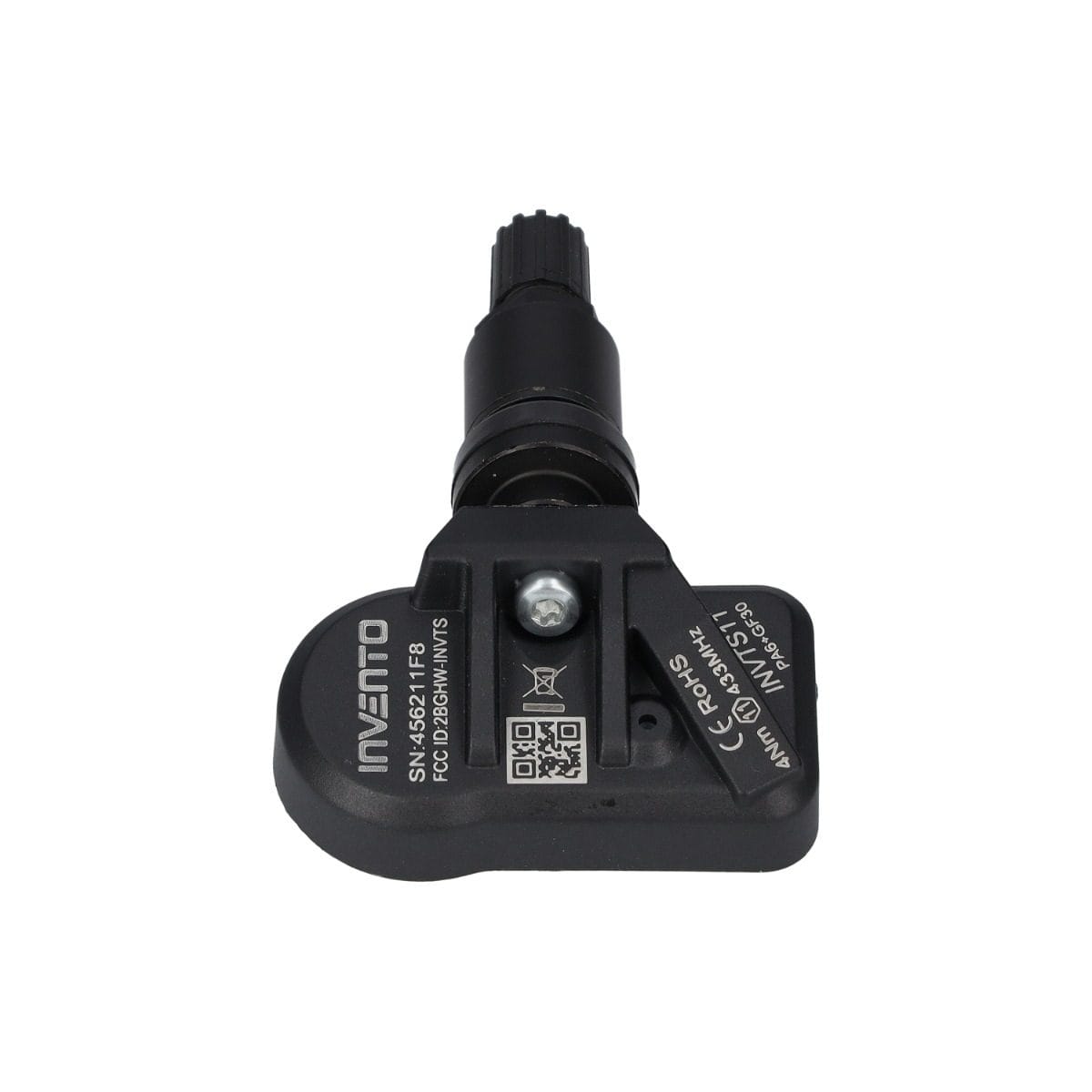 Senzor TPMS INVENTO 433/315 MHz cu valvă din aluminiu negru - imagine 2