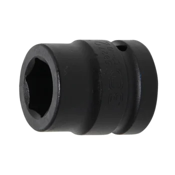 Cheie tubulară impact 27 mm – hexagon scurtă, 6 colțuri