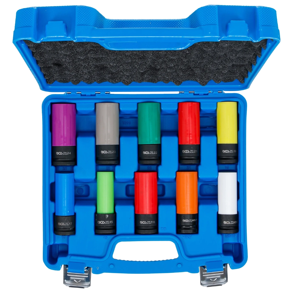 Set capete cheie de impact cu protecție 12,5 mm (1/2") BGS 7311 - imagine 2
