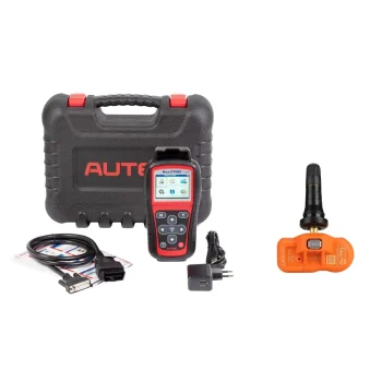 Kit TPMS 433 MHz Autel – MX-Sensor Valvă Cauciuc Neagră (80 bucăți) + Tester TS508WF