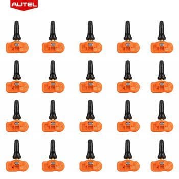Senzor TPMS 433 MHz Autel MX-Sensor – Valvă Cauciuc Neagră - 20 bucăți