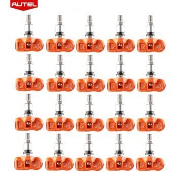 Senzor TPMS 433 MHz Autel MX-Sensor – Valvă Metalică Argintie - 20 bucăți