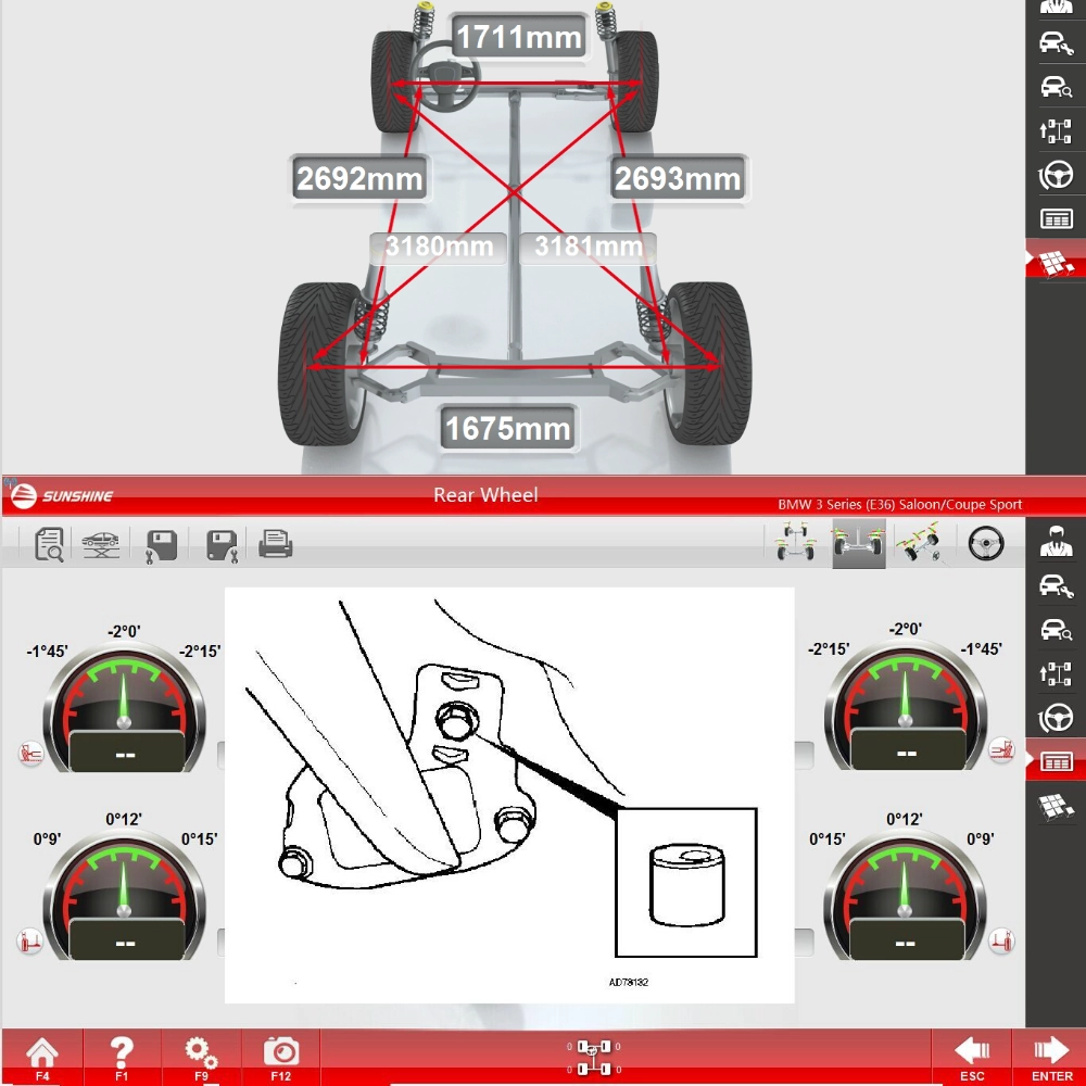 Stand geometrie roți 3D INVENTO S300 - imagine 4