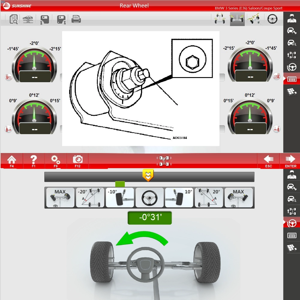 Stand geometrie roți 3D INVENTO S300 - imagine 5