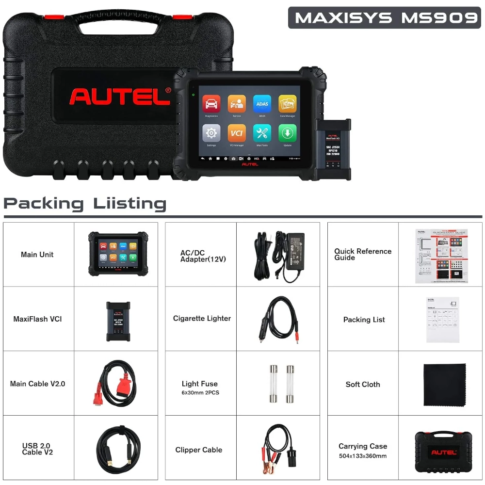 Tester diagnoză auto Autel MaxiSYS MS909 - imagine 4