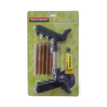 Kit reparație pană anvelopă tubeless cu șnur și soluție