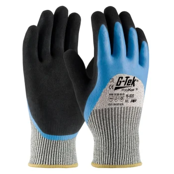 Mănuși protecție latex crinkle G-Tek PIP
