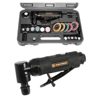 Polizor pneumatic unghiular Pneutrend 74304 kit profesional
