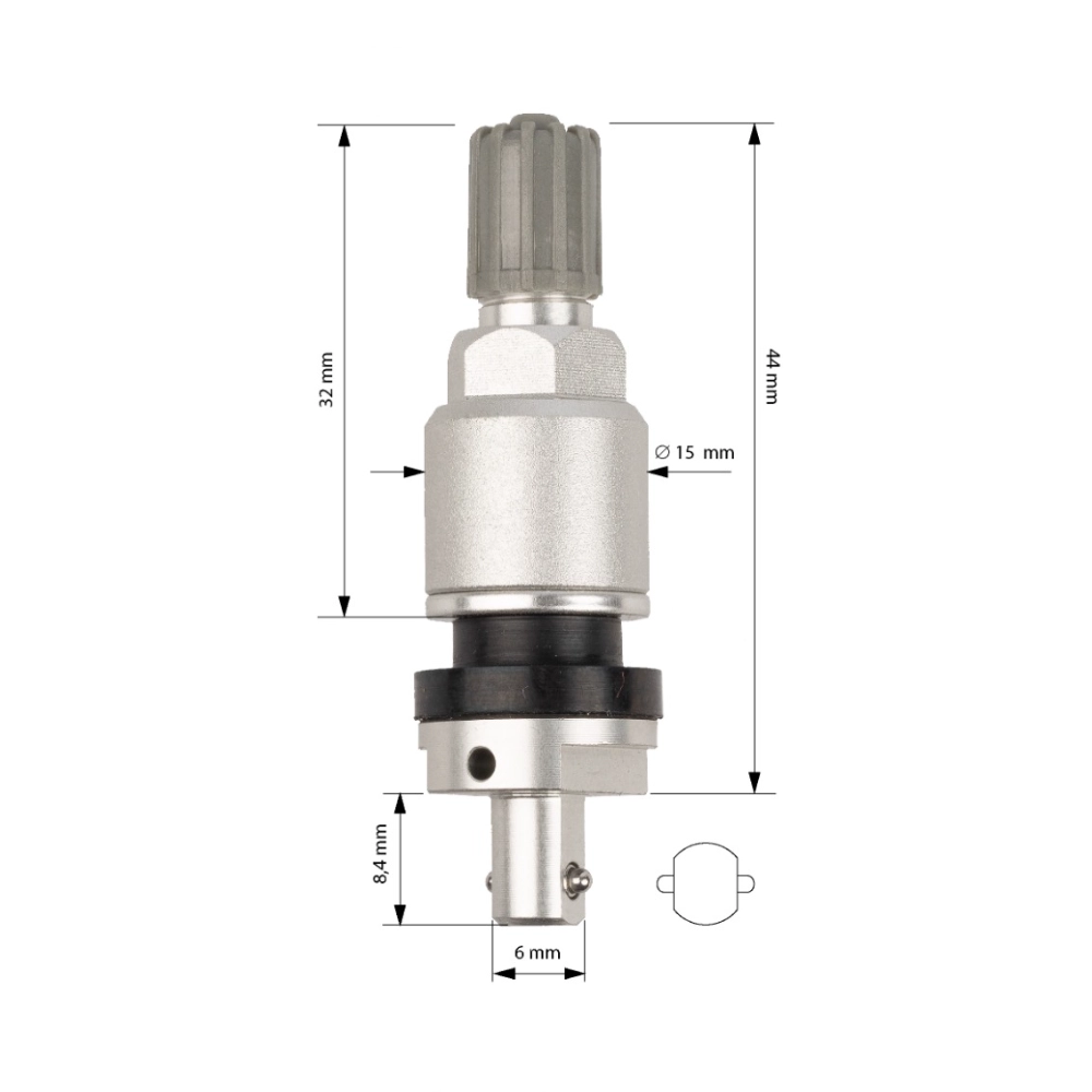 Ventil TPMS aluminiu snap-in Autel pentru senzori Autel – Invento - imagine 4