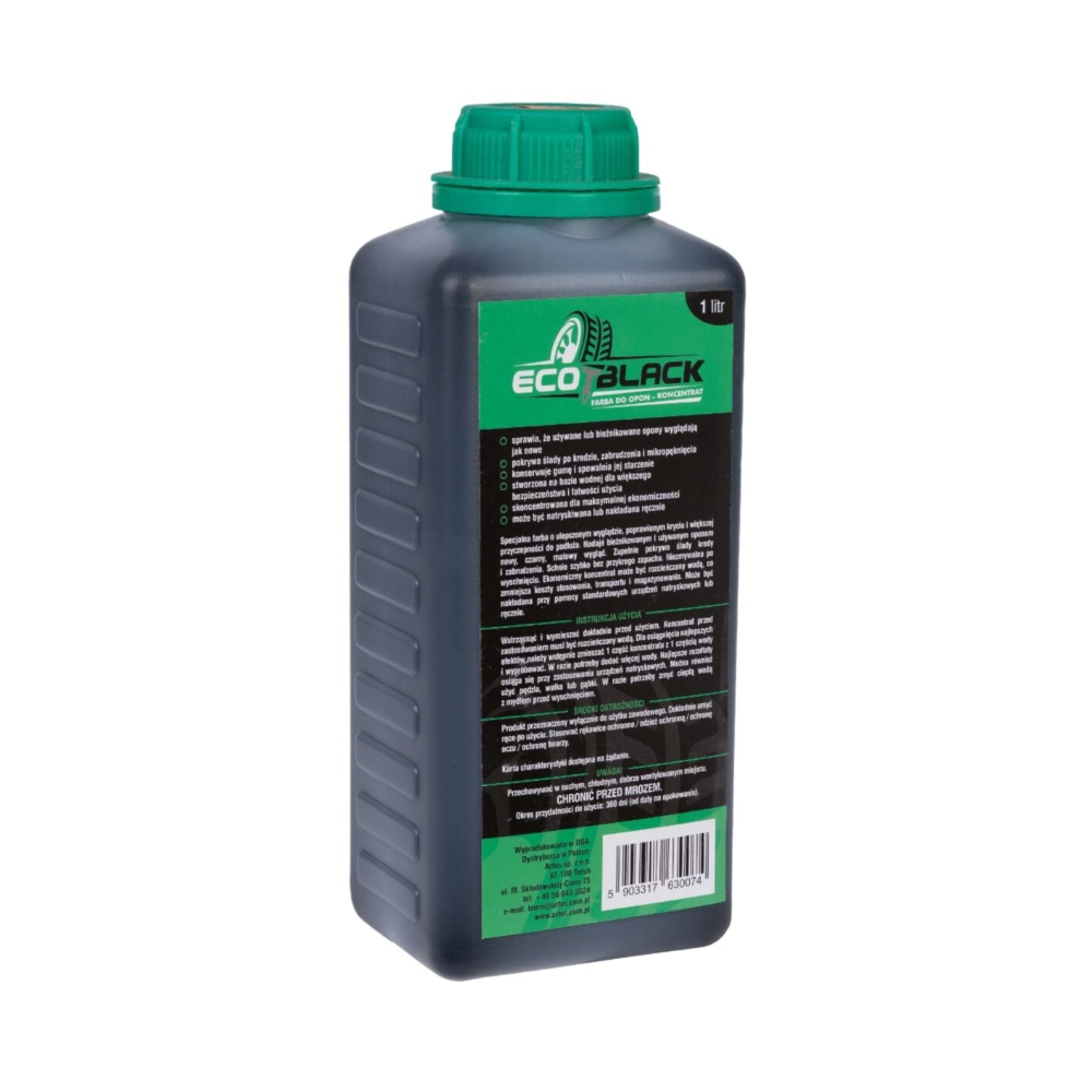 Vopsea neagră pentru anvelope Eco Black 1L / 5L - imagine 3