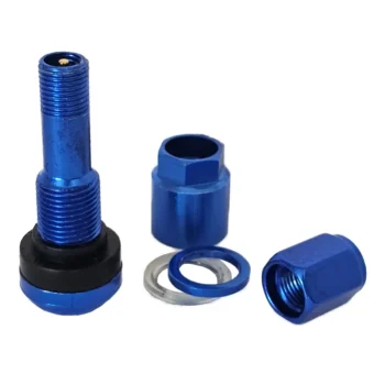 Valvă metalică albastră TR525 AL clamp-in