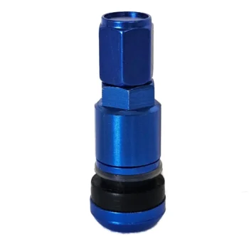 Valvă metalică albastră TR525 AL clamp-in