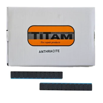 Contragreutăți autoadezive premium antracit 60g (12x5g) TITAM